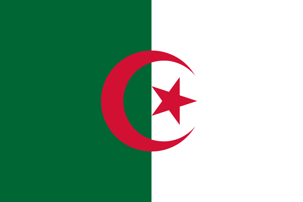 bandera Argelia grande
