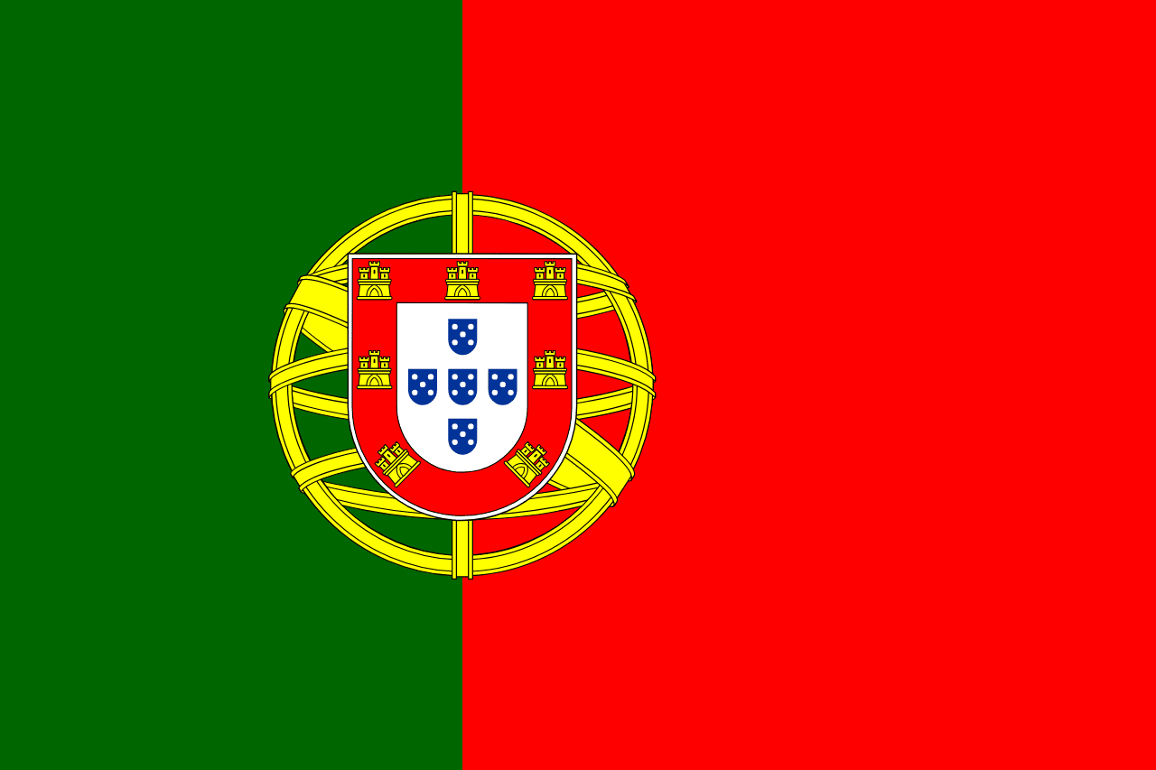 bandera grande de Portugal
