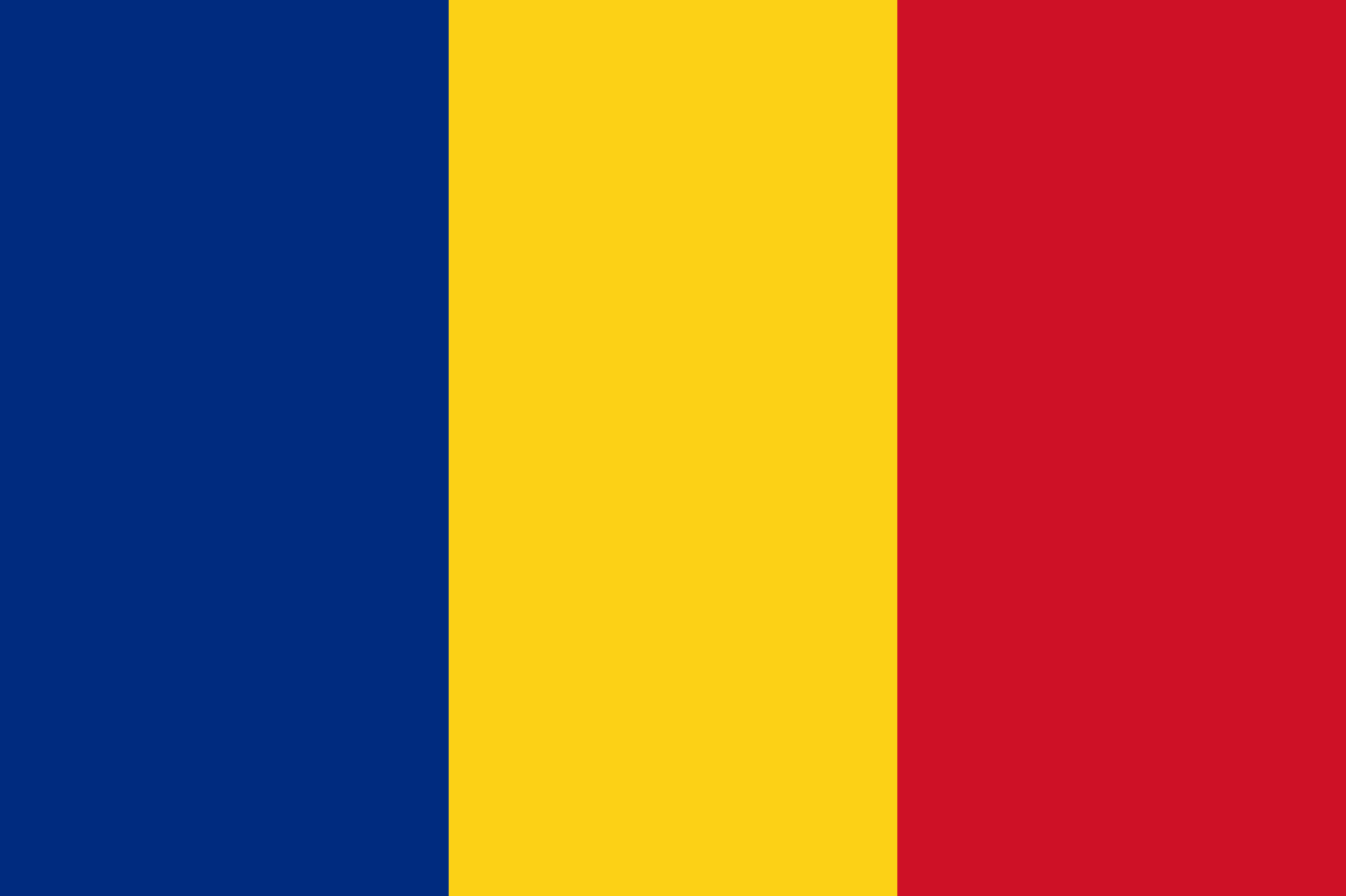 bandera grande de Rumanía